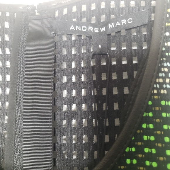 Andrew Marc Tweed Racer Back Dress Sz 6 - Picture 6 of 6